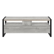 Tv Stand 60 Inch Console Storage Drawers Living Room Bedroom Metal Grey