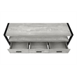 Tv Stand 60 Inch Console Storage Drawers Living Room Bedroom Metal Grey