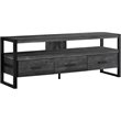 Tv Stand 60 Inch Console Storage Drawers Living Room Bedroom Metal Black