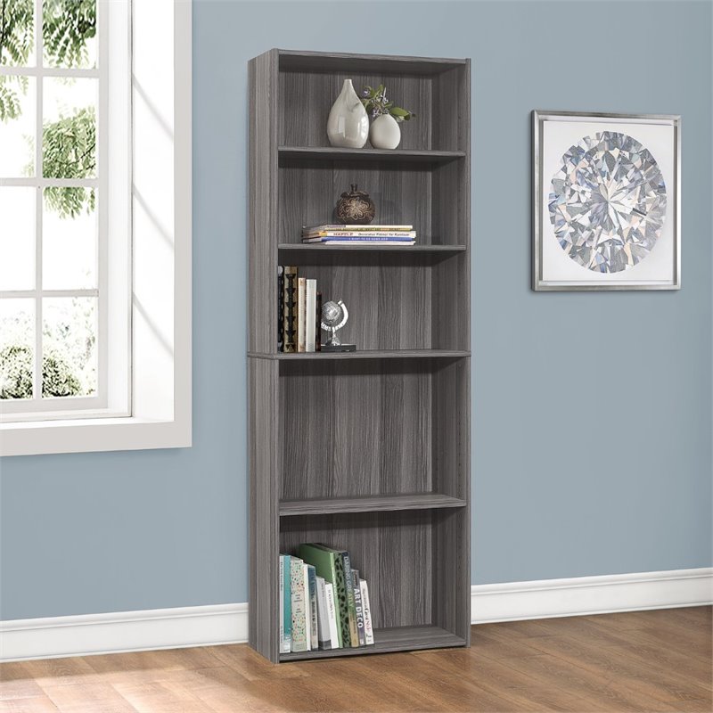 Bookshelf Bookcase 6 Tier 72