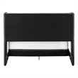 Bed Queen Size Platform Bedroom Frame Upholstered Velvet Grey Chrome