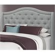 Bed Queen Size Platform Bedroom Frame Upholstered Velvet Grey Chrome