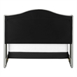 Bed Queen Size Platform Bedroom Frame Upholstered Velvet Wood Legs Grey