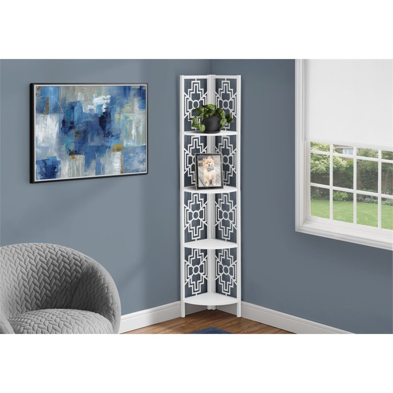Bookshelf Etagere Corner 4 Tier 62