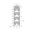 Bookshelf Etagere Corner 4 Tier 62