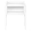 Accent Table Side End Nightstand Lamp Living Room Bedroom Metal White