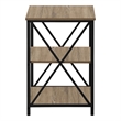 Accent Table Side End Nightstand Lamp Living Room Bedroom Metal Brown