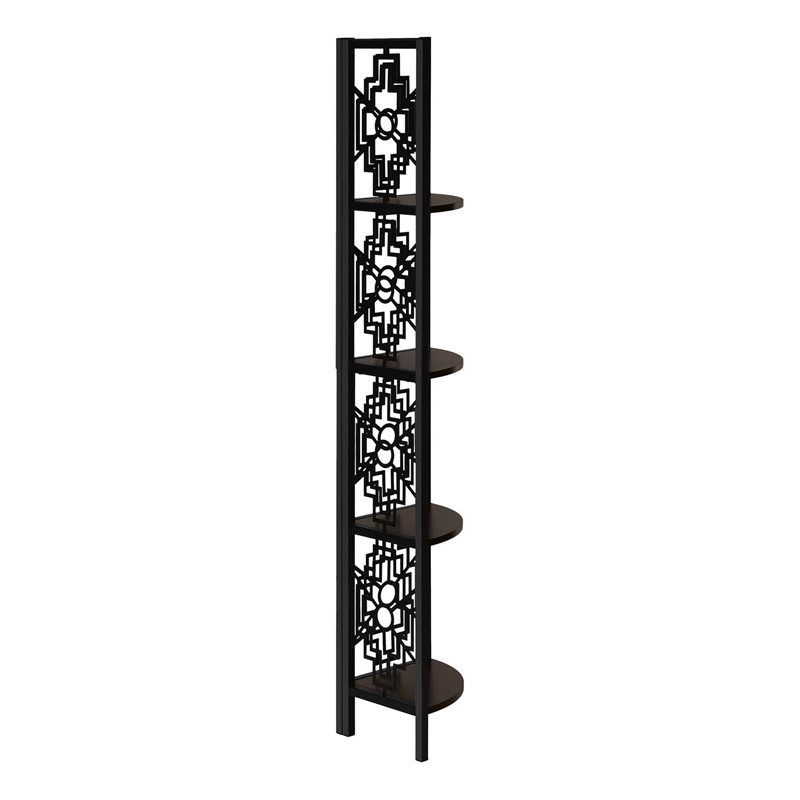 Bookshelf Etagere Corner 4 Tier 62
