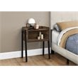 Accent Table Side End Nightstand Lamp Living Room Bedroom Metal Brown