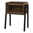 Accent Table Side End Nightstand Lamp Living Room Bedroom Metal Brown