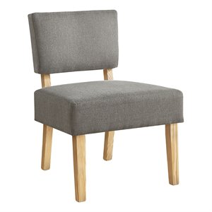 monarch upholstered armless accent chair