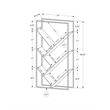 Bookshelf Bookcase Etagere 3 Tier 60