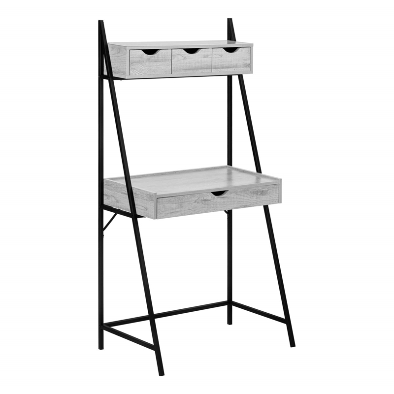 Computer Desk Home Office Laptop Leaning 32