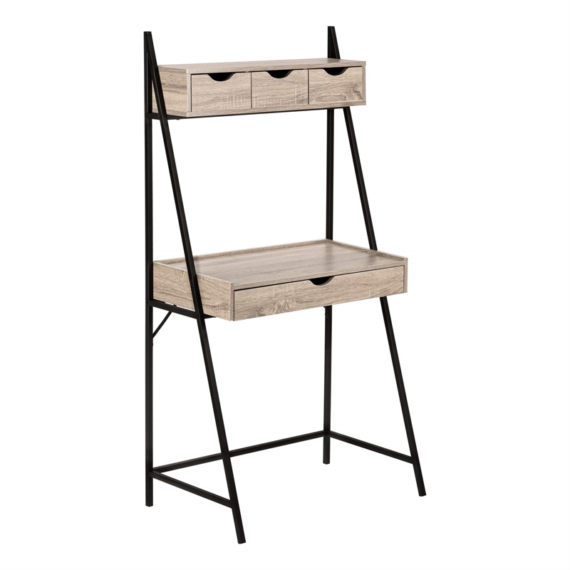 Computer Desk Home Office Laptop Leaning 32