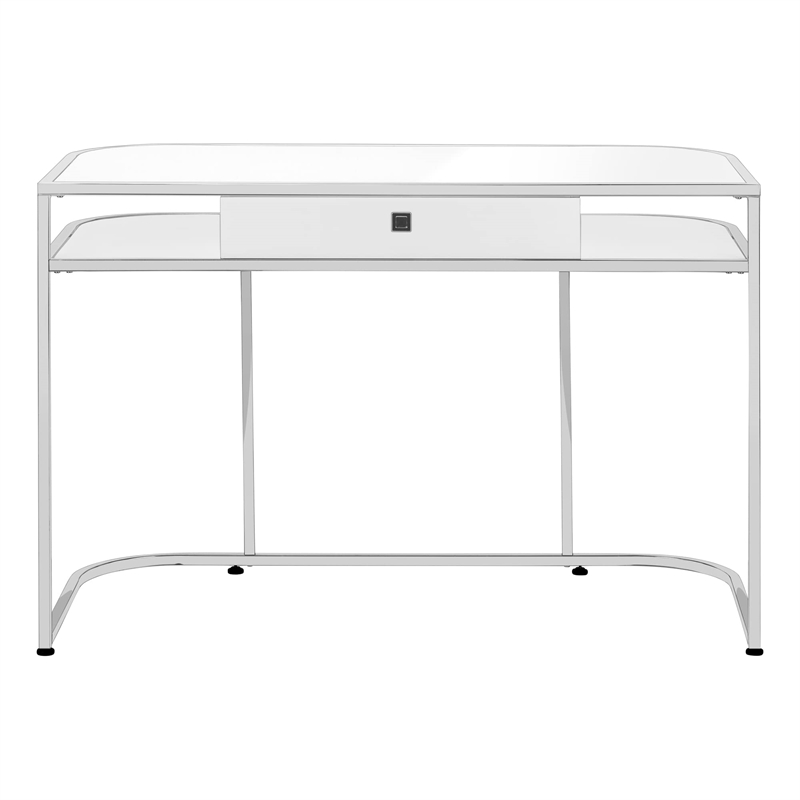 Computer Desk Home Office Laptop Storage Drawers 48