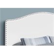 Bed Headboard Only Queen Size Bedroom Upholstered Pu Leather Look White