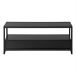 Tv Stand 48 Inch Console Living Room Bedroom Laminate Black