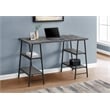Computer Desk Home Office Laptop Storage Shelves 48
