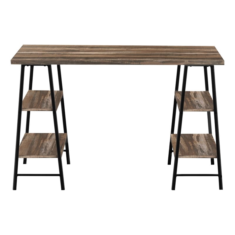 Computer Desk Home Office Laptop Storage Shelves 48