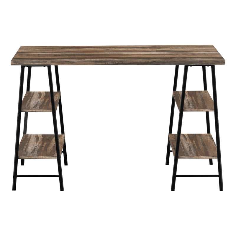 Computer Desk Home Office Laptop Storage Shelves 48