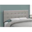 Bed Headboard Only Full Size Bedroom Upholstered Linen Look Grey