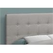 Bed Headboard Only Full Size Bedroom Upholstered Linen Look Grey