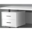 Computer Desk Home Office Laptop Storage Drawers 60