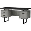 Computer Desk Home Office Laptop Storage Drawers 60