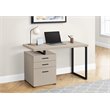 Computer Desk Home Office Laptop Storage Drawers 48