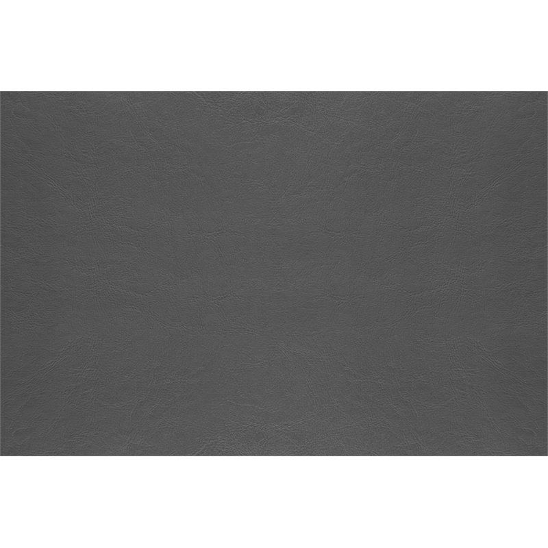 Bar Stool Set Of 2 Swivel Bar Height Wood Pu Leather Look Gray/White