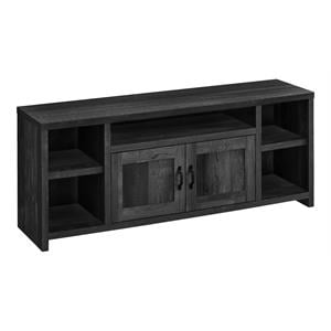 Tv Stand 60 Inch Console Living Room Bedroom Laminate Black