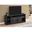 Tv Stand 60 Inch Console Living Room Bedroom Laminate Black