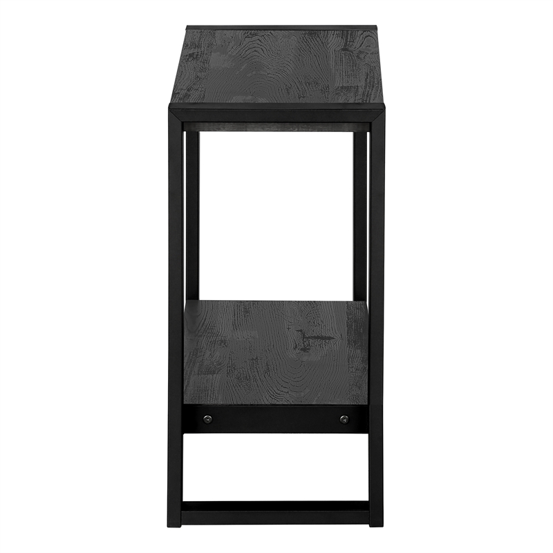 Accent Table Side End Nightstand Lamp Living Room Bedroom Metal Black