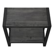 Accent Table Side End Nightstand Lamp Living Room Bedroom Metal Black