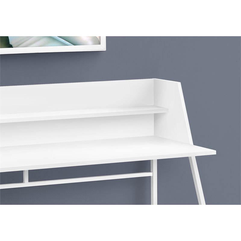 Computer Desk Home Office Laptop Storage Shelves 48