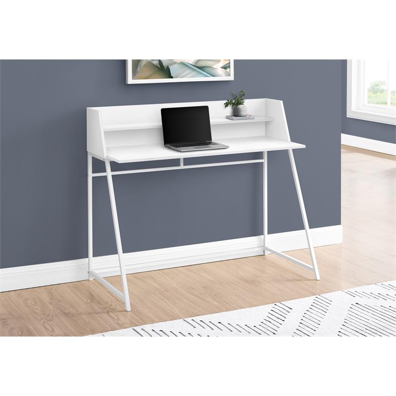 Computer Desk Home Office Laptop Storage Shelves 48