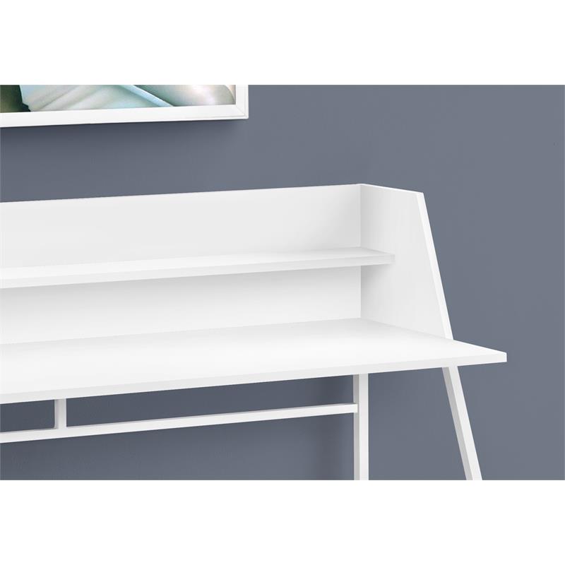 Computer Desk Home Office Laptop Storage Shelves 48