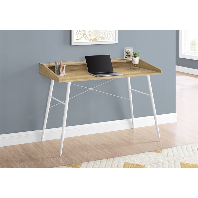 Computer Desk Home Office Laptop Storage Shelves 48