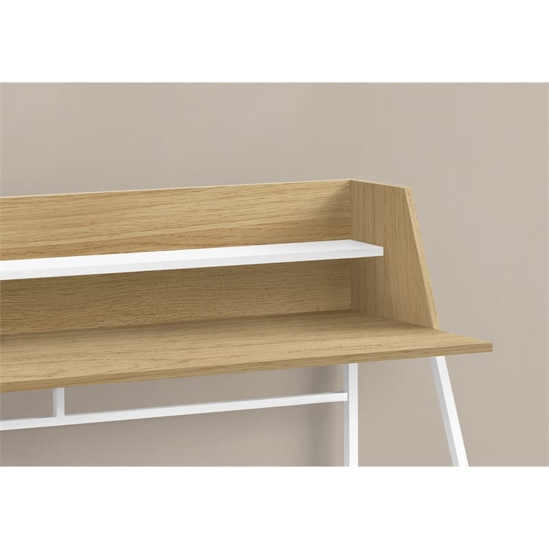 Computer Desk Home Office Laptop Storage Shelves 48