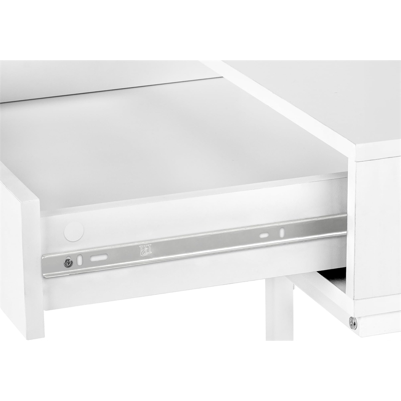 Computer Desk Home Office Laptop Storage Drawers 48