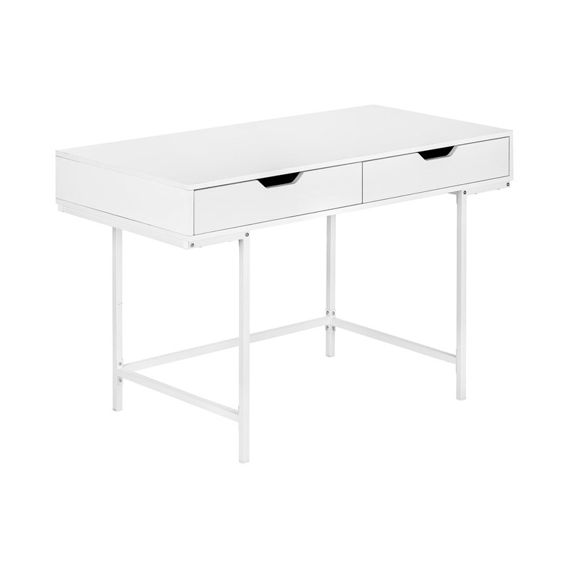 Computer Desk Home Office Laptop Storage Drawers 48
