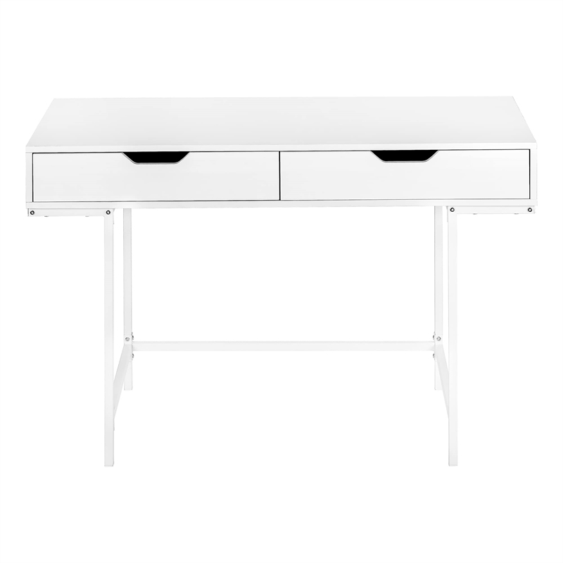 Computer Desk Home Office Laptop Storage Drawers 48