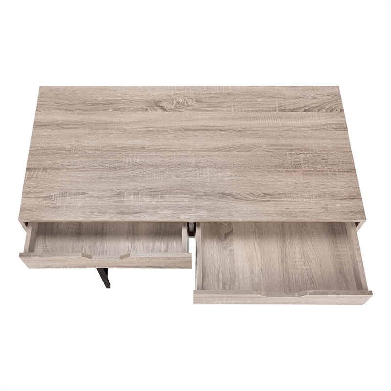 Computer Desk Home Office Laptop Storage Drawers 48