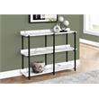 Accent Table Console Entryway Narrow Sofa Bedroom Metal White