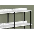 Accent Table Console Entryway Narrow Sofa Bedroom Metal White