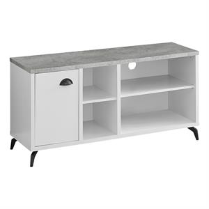 tv stand 48 inch console living room bedroom laminate grey