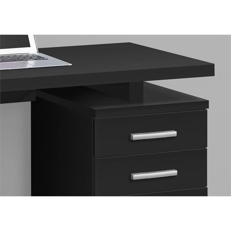 Computer Desk Home Office Laptop Storage Drawers 48