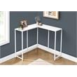 Accent Table Console Entryway Narrow Corner Bedroom Metal White