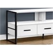 Tv Stand 48 Inch Console Living Room Bedroom Laminate White