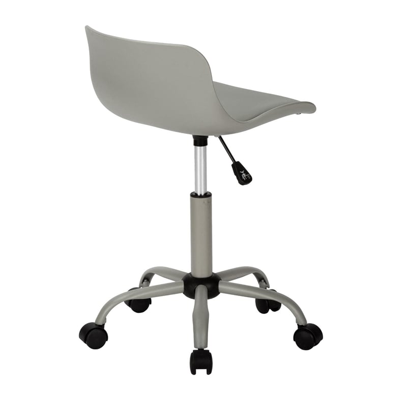 Office Chair Swivel Ergonomic Computer Desk Work Juvenile Metal Grey